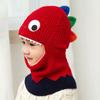 Cute Bear Fox Kids Beanie Hats Neck Protect Winter Knit Hat Child Girls Earflap Caps