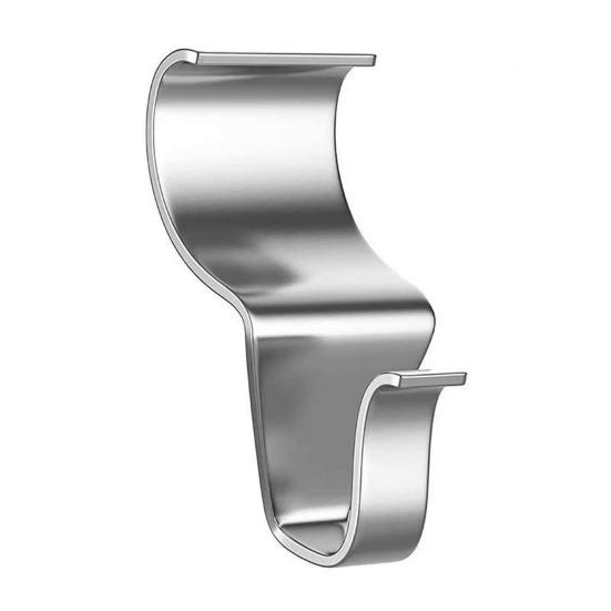 Vinyl Siding Hooks Heavy Duty S-shaped Hooks Non-Hole Stainless Steel Holiday Decoration Hangers for Halloween Christmas Lights Wreaths Flags
