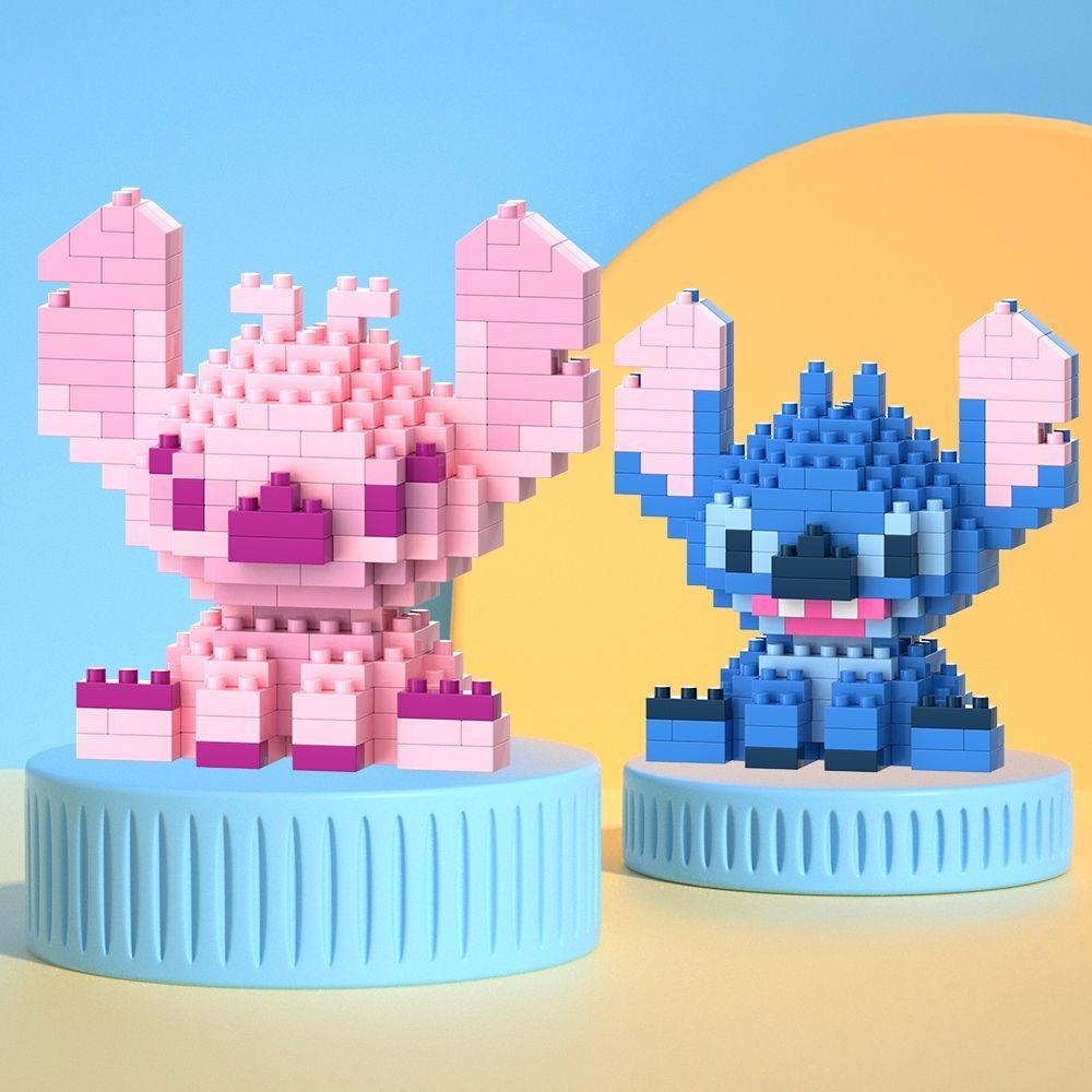 LiLo Stitch Toys Building Block Angel lega Cartoon Character Assembled Model Toys For girl Children Birthday Gifts