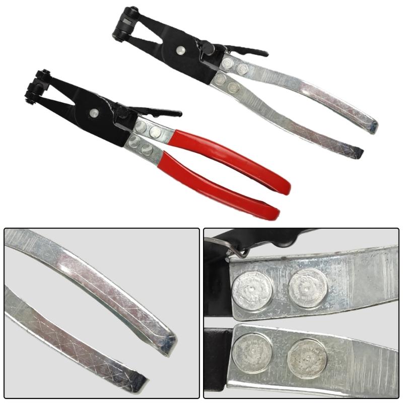 Hose Pipe Clamp Clip Pliers Automobile Water Coolant Hose Clips Swivels Jaw Locking Hose Plier Tool for Car Fuels Oil