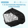 Authentic Fan Dust Cover Waterproof Stand Up Floor Fan Cover Outdoor Pedestal Fan Cover Protector For Stand Fan Dustproof Cover
