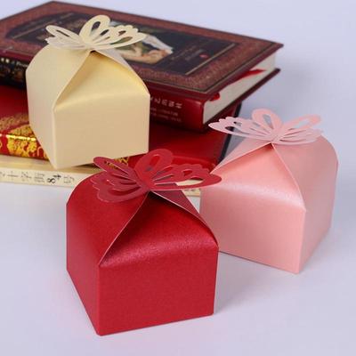 Babyparty Schmetterling Süßigkeitenbox Party Dekoration Verpackungsbox Hochzeitsgeschenkboxen 10 Stück DIY Handgefertigt