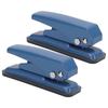 2pcs Hole Puncher Single Navy Blue Leverage Structure Punching Tool for Office Home School