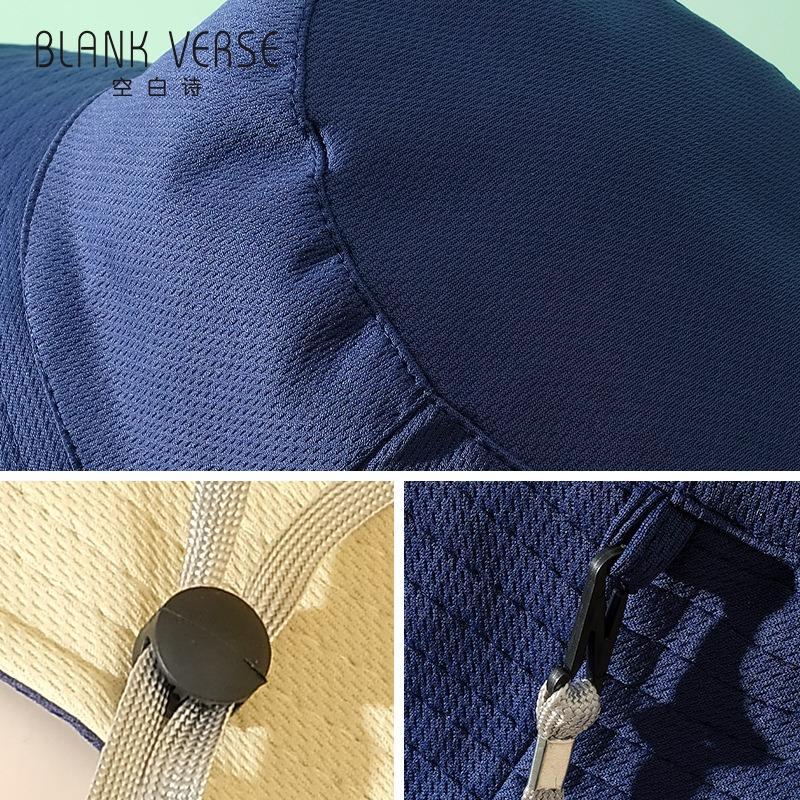 Fashion Large Brim Double-sided Bucket Hat Women's Autumn Sun Protection Hat Solid Color Versatile Sun Hat, Women