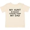Inktastic My Aunt Is Waaay Cooler Than My Dad Baby T-Shirt Auntie From Mom Humor