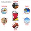 Guyana Flag Map Smile With Love Beach Towel Soft Microfiber Quick Dry Absorbent Quick Towels For Pool