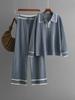 Elegant Women's Sweater Two Piece Sets Autumn Winter New Office Ladies Knitted Jumpers and Pants 2 Pieces Sets Outifits Women