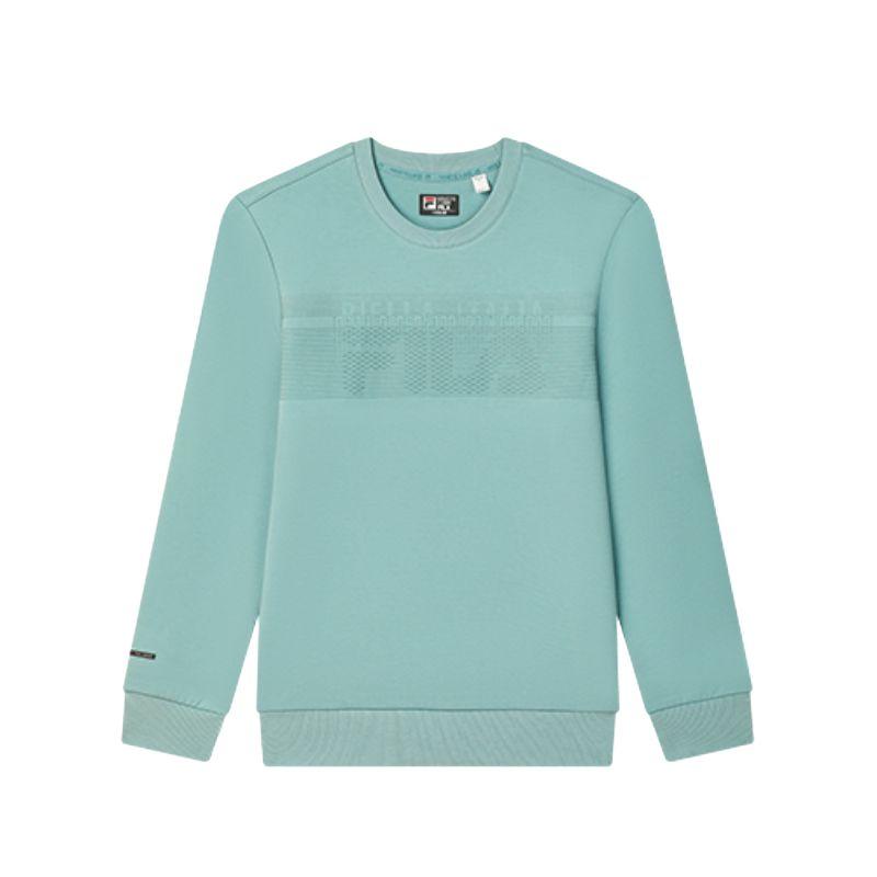 

Fila Белая Серия Логотип Бренда Модный Повседневный Натуральный Простой Пуловер С Длинным Рукавом Толстовка Мужская толстовка Sea-King-Green F11M443205F-GN M