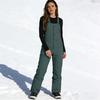 Kayak Pantolonu Kadın Yalıtımlı Kayak Salopeti Snowboard Pantolonu Ayarlanabilir Omuz Askılı Kar Tulumu
