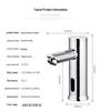 Smart Copper Infrared Sensor Faucet for Hot/Cold Water