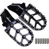 Motorcycle Footpeg Footpedal Footrest Foot Pegs Compatible with Sur-Ron Ultra Bee Off-Road Electric Vehicle EnduroDirt Bike(Black)