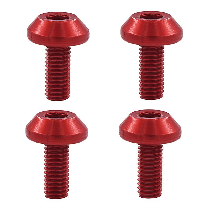 X-CANSUN Aluminum Alloy M5*12 Bicycle Bottle Cage Screws for Mountain/Road Bikes