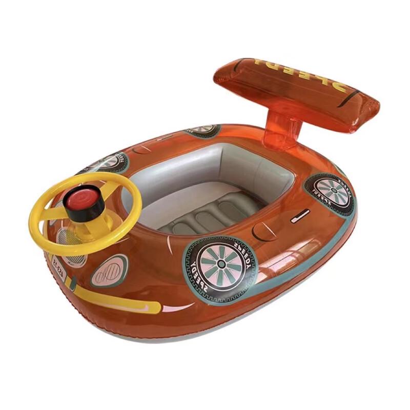 Inflatable Baby Swim Ring Seat with Steering Wheel