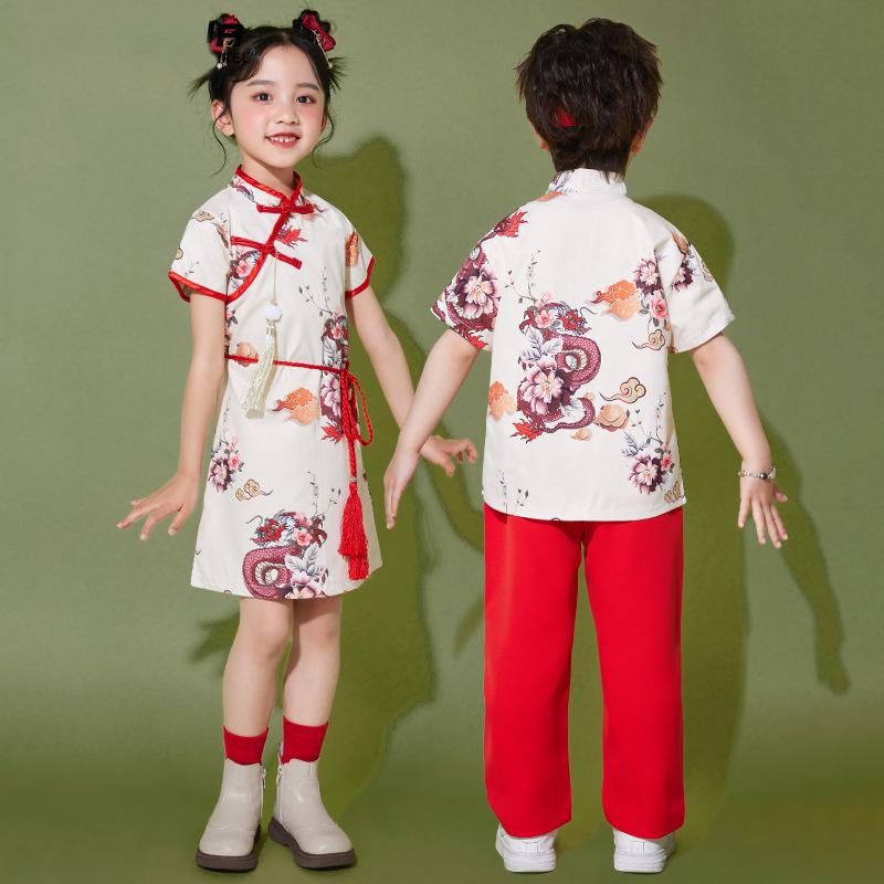 June 1St Children'S Performance Clothes Cheerleading Games Performance Clothes Kindergarten Chinese Style Hanfu
