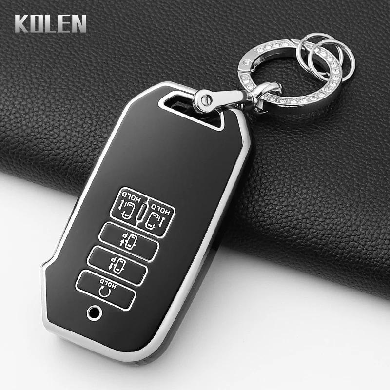 Fashion Tpu Car Key Case Cover Fob For Kia K2 Kx Rio Sorento K4 Cerato Forte Picanto Stonic Carnival Niro Morning Verna Sportage