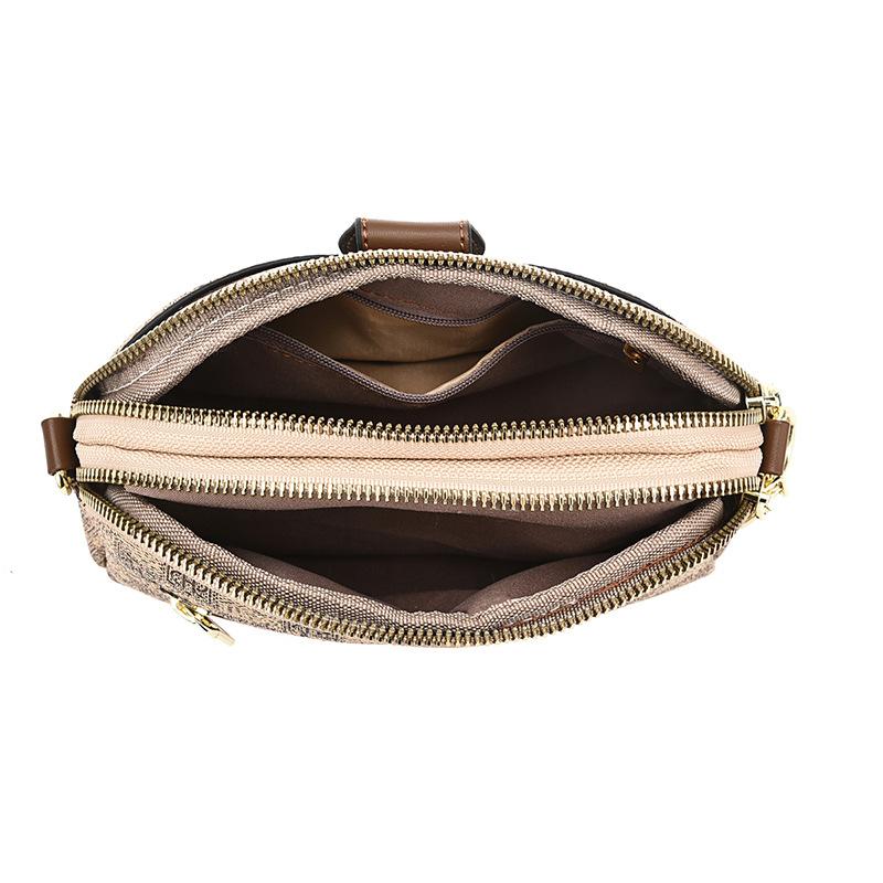 Kabelka dámská 2025 nová pu květinová dámská přenosná přes rameno messenger bag malá čtvercová kabelka high-end dámská kabelka trendy