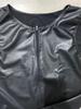 Men's Sexy Patent Leather Jumpsuit with Triple Zippers and Double Pockets - Stage Performance Costume