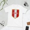 FEDERACION PERUANA DE FUTBOL PERUANISCHER FUSSBALLFAN Kurzarm Unisex T-Shirt