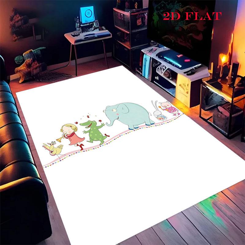 Tilly Friends Joy Carpet Rug for Living Room Bedroom Home Sofa Decoration,Kids play Nonslip Floor Mat