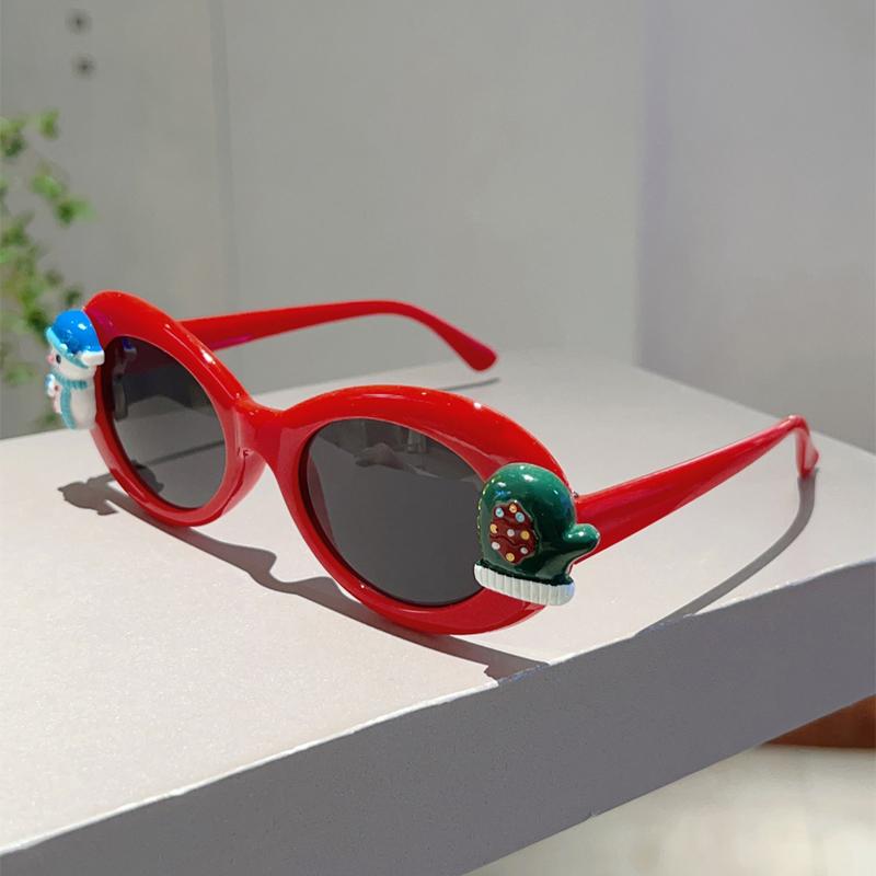 KAMMPT Women's Trendy Christmas Sunglasses Cute Cartoon Props Original Brand Design Chic Sun Glasses Party Decor Gifts