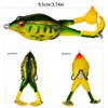 3Pcs Double Propeller Floating Frogs Fishing Lures Hook Frogs Topwater Swimming Lures Topwater Frogs Fishing Lures