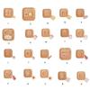 Biscuit Moulds Easy to Use Biscuit Stamps Mothers' Day Theme Plastic Material