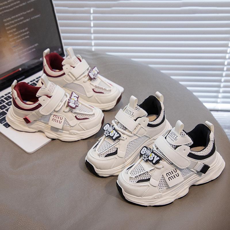 Children's shoes mesh breathable girls net shoes princess shoes 2025 popular girls shoes boys summer sports shoes women