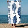 Fischmuster-Design auf Strandtüchern ist perfekt für Strand, Schwimmbäder, Reise-Camping, Yoga, zum Trocknen in der Sonne, Sandfrei, Schnelltrocknend