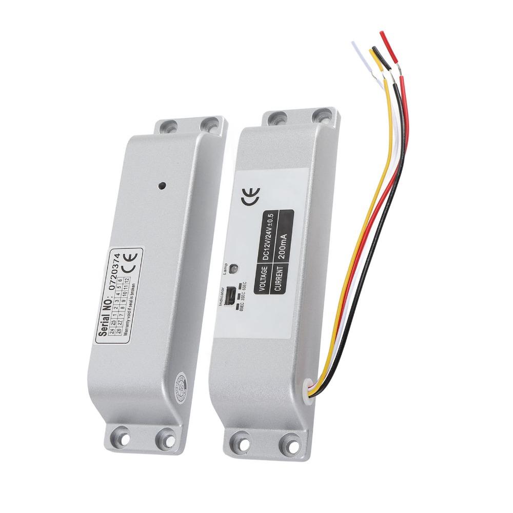 Durable Electric Drop Bolt Lock Secure NC Mode Electric Lock Electronic Bolt Door Lock  Fire Doors