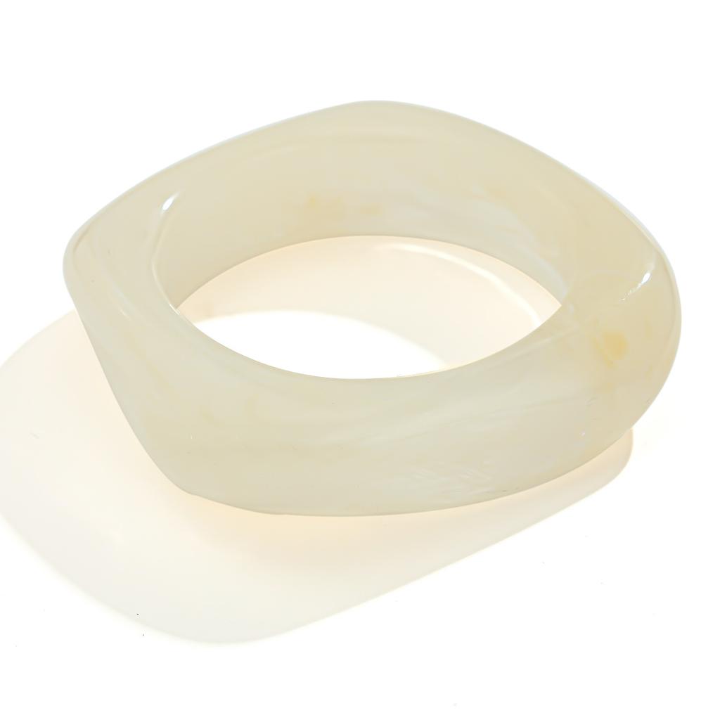 Accessories, Vintage Irregular Smudge Bracelet, Round Wide Acrylic Bracelet for Women