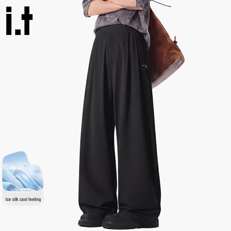 Fingercroxx Men s Summer Cool-Touch Straight Casual Pants M