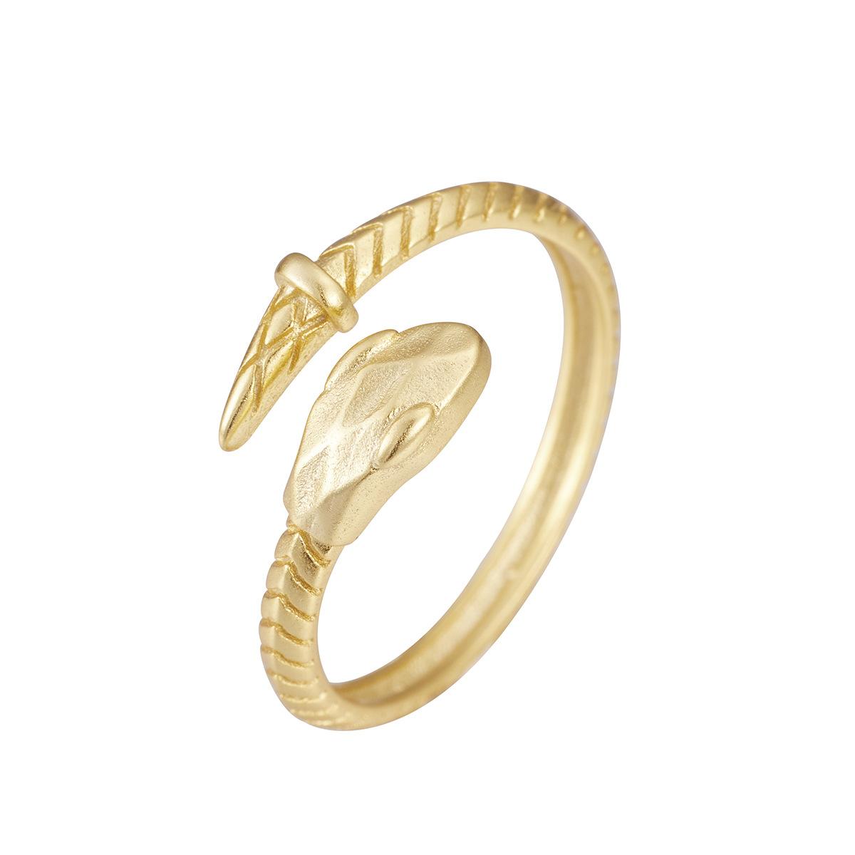 

Новое кольцо из стерлингового серебра 925 пробы со змеей в виде женского кольца со знаком зодиака «хвост» в виде змеи в виде натального года Opening adjustable