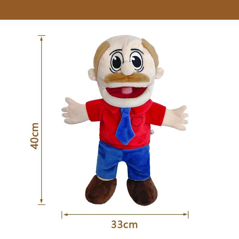 Jeffy Dad Sml Puppets Dinosaur Plush Toy Jeffy Puppet Dolls Jeffy With Stick Family Marioneta Boy Zombie Rapper Feebe Kid Gifts