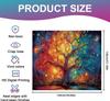 Mystic Tree of Life Tapestry, Boho Colorful Galaxy Moon Print Large Wall Hanging for Bedroom Living Room Aesthetic Decor