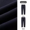 MONTAGUT Herren Winter Fleecegefütterte Straight-Leg Freizeithose