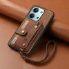 Retro PU Leather Case for Xiaomi Poco C85 4G (171mm)/Redmi 15C 4G (Global) (171mm) Phone Cover with Card Holder/Wristband Kickstand