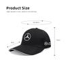Black & White Two Embroidered Baseball Cap Colors Casual Outdoor Sun Hat For Mercedes Benz AMG E S C A B Class GLE GLS CLA CLE CA1