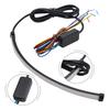 Tail Light Flexible LED Motorcycle Stop Light Black Rear Brake Strip CM