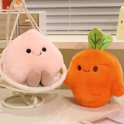 Süßes Mini-Frucht-Stofftier Weiche Kuscheltiere für Kinder Realistisches zum Kuscheln Spielzeug für Greifautomaten-Preise Geburtstagsgeschenk
