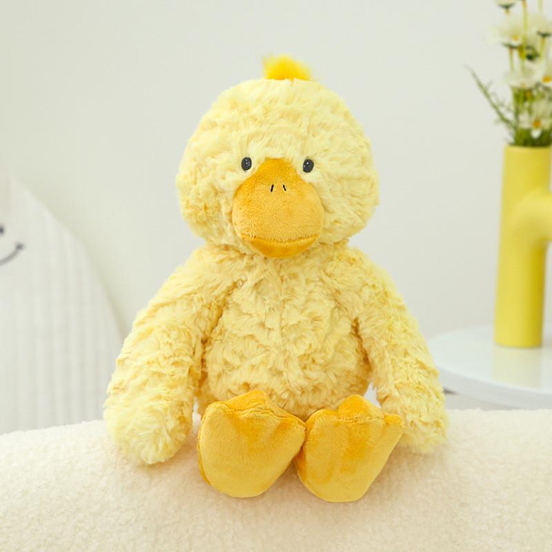 Rabbit Dinosaur Cow Duck Plush Toy Cute Cartoon Girl Holiday Gift Throw Pillow