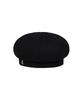 Bajal Va Cubic Stud Octagon Beret Black