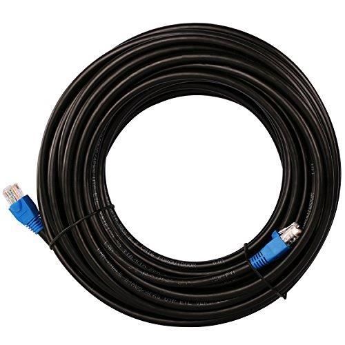 Multi-Cables CAT6 RJ45 50m, À L'extérieur Utiliser Imperméable CCA Direct Burial Ethernet Network Câble 550 Mhz-50 Meter