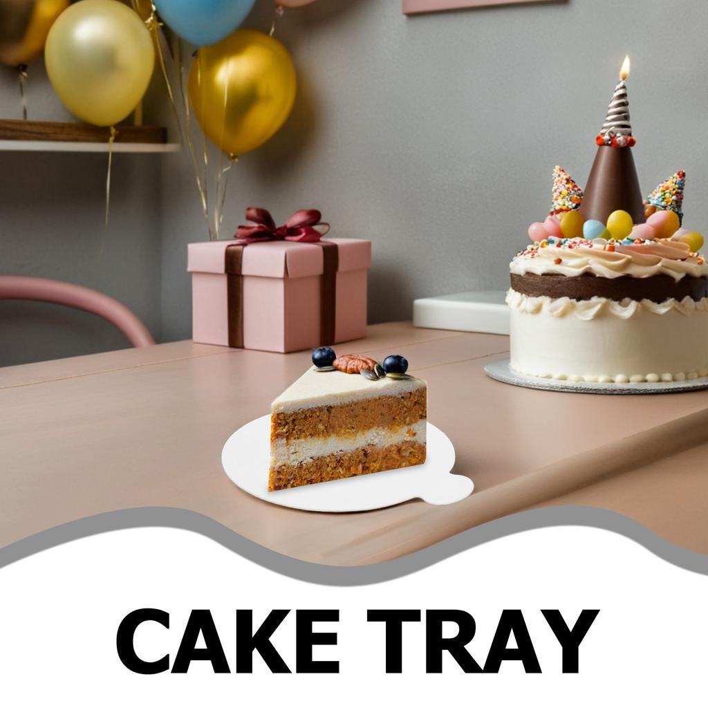 100pcs Mini Dessert Tray Small Round Cake Holder For Mousse Tiramisu Cheesecake Cupcake Display Base Wedding Party Baking