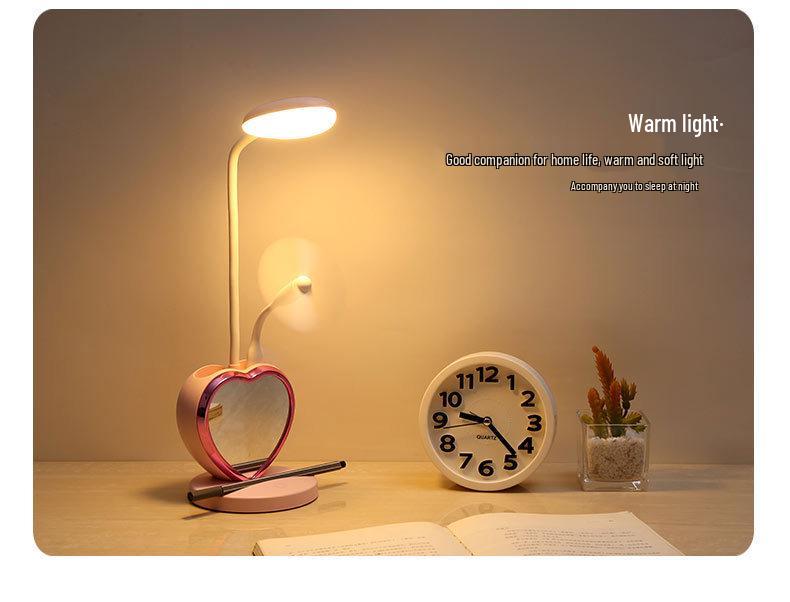 2025 Cross-border Multifunctional Eye-Protecting Desk Lamp, Magnetic Thumbs-Up Design, Heart Shape, Stepless Dimming