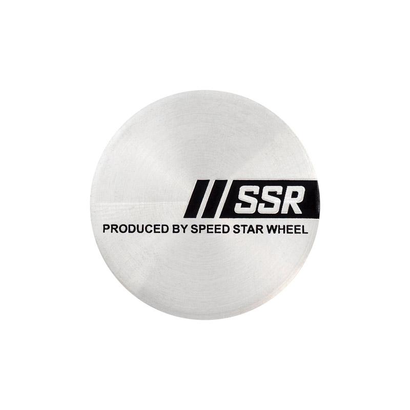 4 PEZZI 45mm 49mm 50mm 56mm SSR Coprimozzo Centrale Cerchio Auto Adesivo Emblema Styling Auto Cerchione