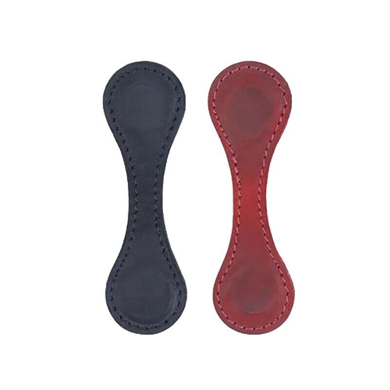 Magnetic Leather Bookmark Hand-Made Bookmark Creative Book Holder Memo Mark Wi