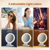 Makeup Mirror 1X 30X Magnification with 3 Level LED Lights 2000 mAh Rechargeable Double Sided Magnifying Mirror with 360 Rotati