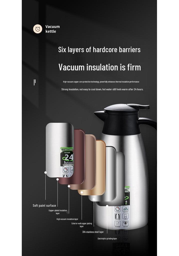 High-End Stainless Steel Double-Layer Vacuum Insulated Thermos Flask with Gift Box