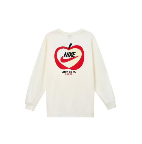 Nike Sportswear Drop Shoulder Sleeve T-Shirt Women's Sail White IB1670-133