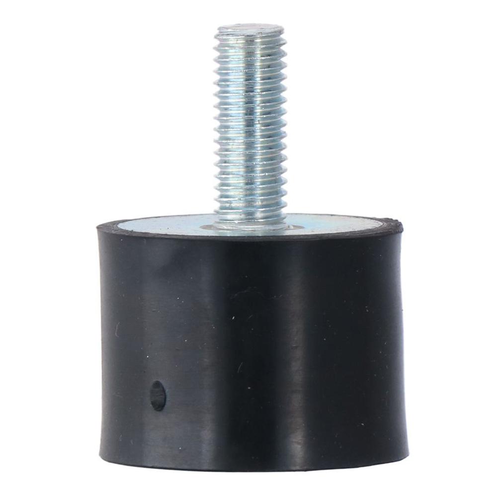 Praktische M6 M8 M10 Gewinde Gummihalterungen Schwarze zylindrische Stoßdämpfer Vibrationsdämpfer Wasserpumpen
